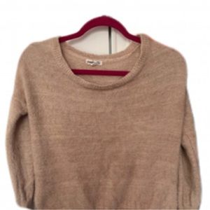 Garage Cream Fuzzy Sweater